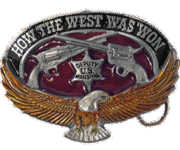Zeige Details für Gürtelschnalle How the West was won Bild von Gürtelschnalle How the West was won