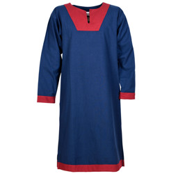 Zeige Details für Mittelalter-Tunika Vallentin blau/rot Bild von Mittelalter-Tunika Vallentin blau/rot