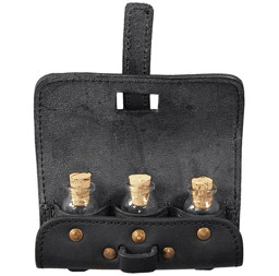 Zeige Details für Tranktasche mit 3 Fläschchen Bild von Tranktasche mit 3 Fläschchen