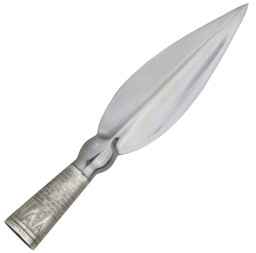 Zeige Details für Kurze Wikinger-Speerspitze m. Verzierungen XH2040 Bild von Kurze Wikinger-Speerspitze m. Verzierungen XH2040