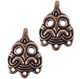 Zeige Details für Wadenwickelhaken „Birka“ aus Bronze – Wikingerzeitliches Paar Bild von Wadenwickelhaken „Birka“ aus Bronze – Wikingerzeitliches Paar