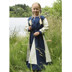 Bild von Kinder-Wikingerkleid Solveig blau/natur