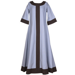 Zeige Details für Mittelalterkleid Gudrun blaugrau/braun Bild von Mittelalterkleid Gudrun blaugrau/braun
