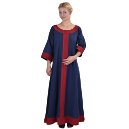 Bild von Mittelalterkleid Gudrun blau/rot