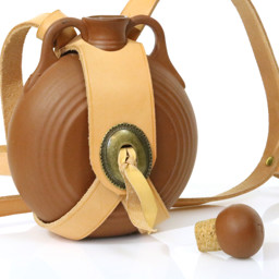 Zeige Details für Feldflasche m. Schultergurt u. Trinkbecher 0,5l Bild von Feldflasche m. Schultergurt u. Trinkbecher 0,5l