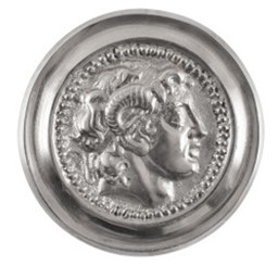 Zeige Details für Römische Phalera Alexander aus Messing Bild von Römische Phalera Alexander aus Messing