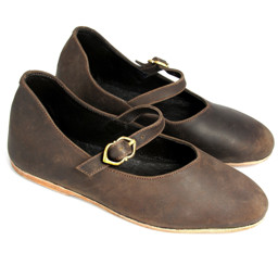 Zeige Details für mittelalterliche Damenschuhe Cecilie Bild von mittelalterliche Damenschuhe Cecilie