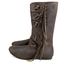Zeige Details für Hohe Wikingerstiefel Rasmus Bild von Hohe Wikingerstiefel Rasmus