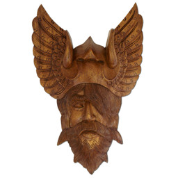 Bild von Wandschmuck Odin handgeschnitzt 