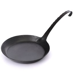 Zeige Details für Mittelalterliche Bratpfanne Bild von Mittelalterliche Bratpfanne