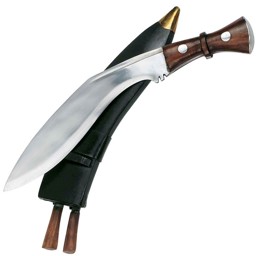 Zeige Details für Gurkha-Messer mit Beimesser und Scheide Bild von Gurkha-Messer mit Beimesser und Scheide