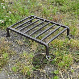 Zeige Details für handgeschmiedeter Grillrost Bild von handgeschmiedeter Grillrost