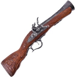 Zeige Details für Blunderbuss-Steinschlosspistole 18. Jhdt. Bild von Blunderbuss-Steinschlosspistole 18. Jhdt.