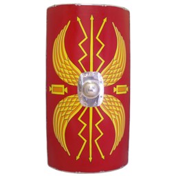 Zeige Details für authentischer Legionärsschild Scutum Rot Bild von authentischer Legionärsschild Scutum Rot