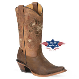 Zeige Details für Damen-Westernboots WBL-69 braun Bild von Damen-Westernboots WBL-69 braun