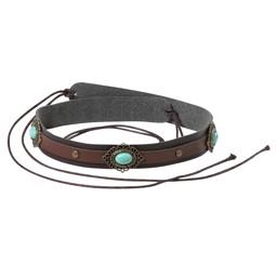 Zeige Details für Hutband mit Türkissteinen HB-45 Bild von Hutband mit Türkissteinen HB-45