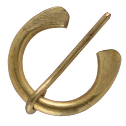 Zeige Details für Kleine Ringfibel aus Messing Bild von Kleine Ringfibel aus Messing