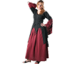 Zeige Details für Mittelalterkleid Genefe Bild von Mittelalterkleid Genefe
