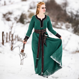 Zeige Details für handgesticktes Wikingerkleid Freya Bild von handgesticktes Wikingerkleid Freya