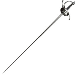 Zeige Details für Rapier mit geriffeltem Griffkorb 88CHR Bild von Rapier mit geriffeltem Griffkorb 88CHR