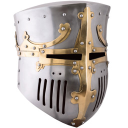 Zeige Details für Kreuzritter-Topfhelm 13. Jhdt. Bild von Kreuzritter-Topfhelm 13. Jhdt.