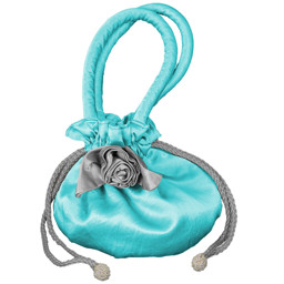 Zeige Details für Barock-Täschchen Pompadour pastellblau Bild von Barock-Täschchen Pompadour pastellblau