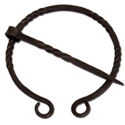 Zeige Details für Ringfibel tordiert, einfach eingerollt u. handgeschmiedet Bild von Ringfibel tordiert, einfach eingerollt u. handgeschmiedet