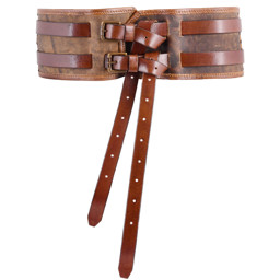 Zeige Details für Gürtel Sindri aus Fettleder braun Bild von Gürtel Sindri aus Fettleder braun
