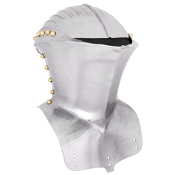 Zeige Details für Deutscher Stechhelm um 1500 aus Stahl  Bild von Deutscher Stechhelm um 1500 aus Stahl
