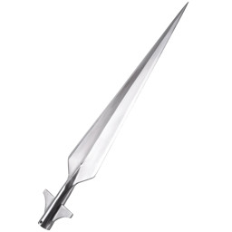Zeige Details für Große frühmittelalterliche Flügelspeer-Spitze aus EN45-Stahl, ca. 61 cm Bild von Große frühmittelalterliche Flügelspeer-Spitze aus EN45-Stahl, ca. 61 cm