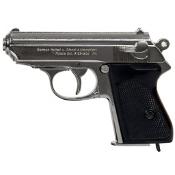 Zeige Details für Deutsche Polizeipistole Walther PPK 1931 vernickelt Bild von Deutsche Polizeipistole Walther PPK 1931 vernickelt