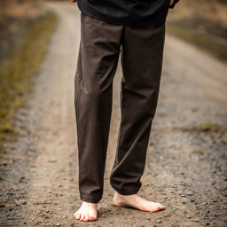 Zeige Details für Mittelalter Hose „Peter“ – Dunkelbraune Baumwollhose mit Tunnelzug Bild von Mittelalter Hose „Peter“ – Dunkelbraune Baumwollhose mit Tunnelzug