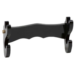 Zeige Details für Wandhalter für zwei Samuraischwerter – Hochglanzlackiertes Holz – Marto, Spanien Bild von Wandhalter für zwei Samuraischwerter – Hochglanzlackiertes Holz – Marto, Spanien