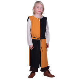 Zeige Details für Kinder Waffenrock „Lucas“ – Mittelalter Waffenkleid / Ritterkostüm Mi-Parti gelb/schwarz, 100 % Baumwolle Bild von Kinder Waffenrock „Lucas“ – Mittelalter Waffenkleid / Ritterkostüm Mi-Parti gelb/schwarz, 100 % Baumwolle