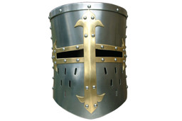 Zeige Details für Französischer Topfhelm Louis Bild von Französischer Topfhelm Louis