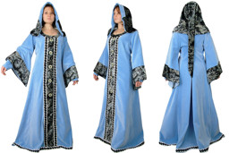 Zeige Details für Damenkleid Achille mit Kopfbedeckung Gr. L Bild von Damenkleid Achille mit Kopfbedeckung Gr. L