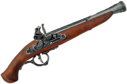 Zeige Details für Deutsche Steinschloßpistole 17.Jhdt. Bild von Deutsche Steinschloßpistole 17.Jhdt.