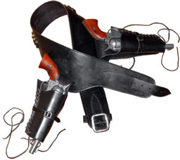 Bild von Doppelholster Universal schwarz Gr.L