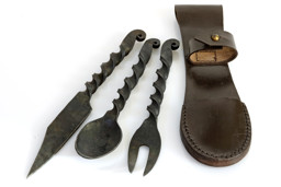 Zeige Details für Essbesteck handgeschmiedet 4-teilig Bild von Essbesteck handgeschmiedet 4-teilig