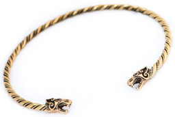 Zeige Details für Torques Fenris aus Bronze gekordelt Bild von Torques Fenris aus Bronze gekordelt