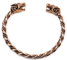 Zeige Details für Wikingerarmreif Fenris aus Bronze Bild von Wikingerarmreif Fenris aus Bronze