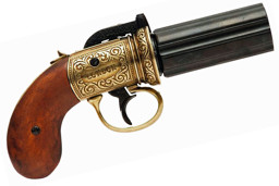 Bild von Bündelrevolver Pepperbox 1840