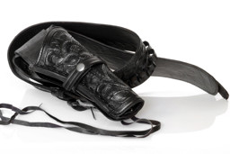 Zeige Details für Westernholster m. Punzierungen schwarz Bild von Westernholster m. Punzierungen schwarz