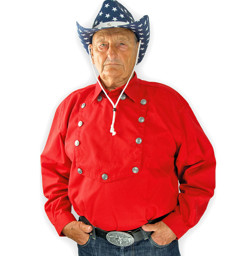 Zeige Details für Westernhemd John Wayne rot Bild von Westernhemd John Wayne rot