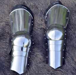Zeige Details für Spätmittelalterliches Beinzeug (Paar) Bild von Spätmittelalterliches Beinzeug (Paar)