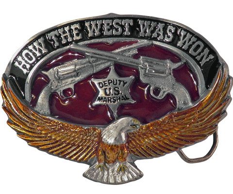 Bild von Gürtelschnalle How the West was won