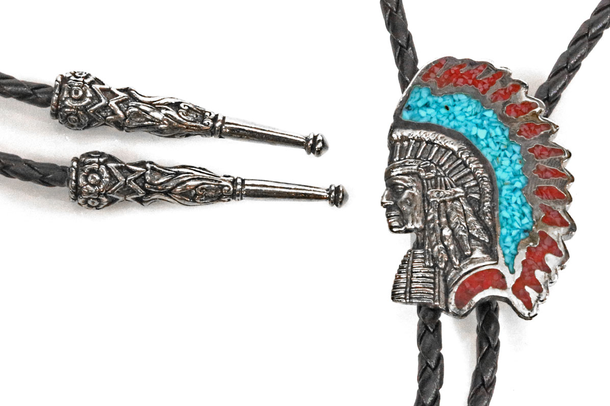 Bild von Bolotie Indian chief colored