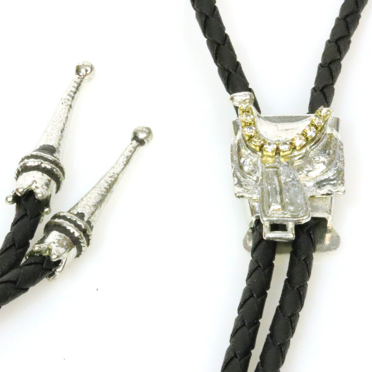 Bild von Bolotie Saddle m. Dekodiamanten silber