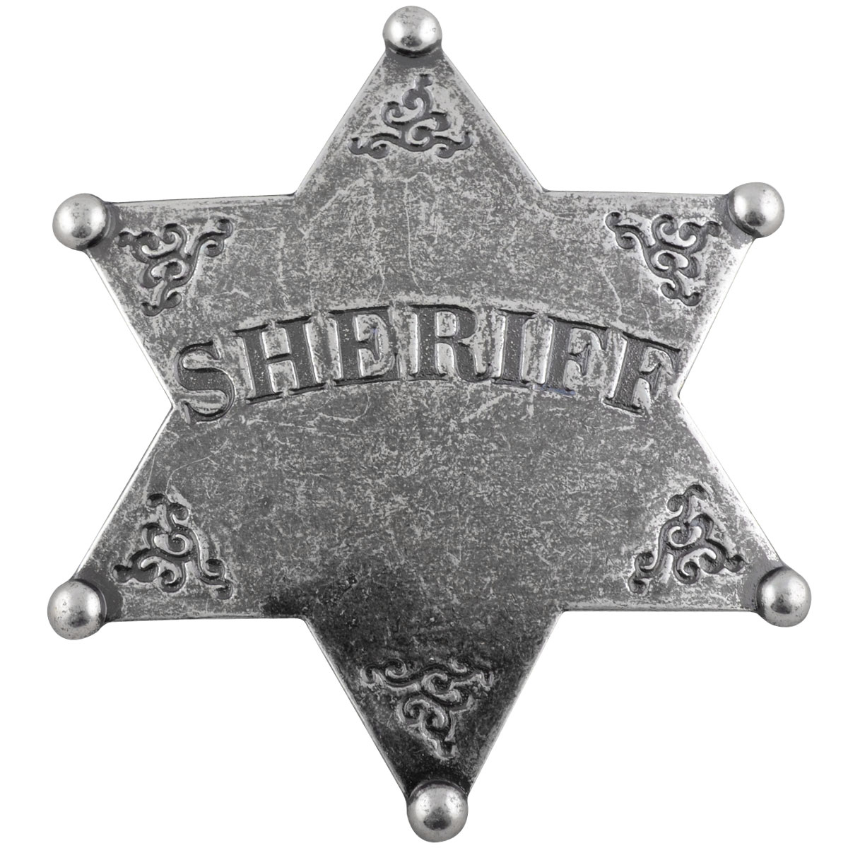 Sterling Silber 23x17mm Deputy Sheriff Stern Abzeichen Charme!