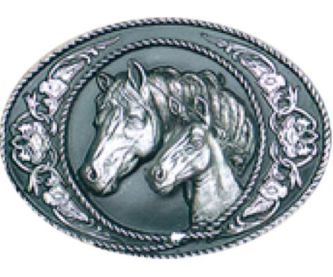 Bild von Gürtelschnalle Horses